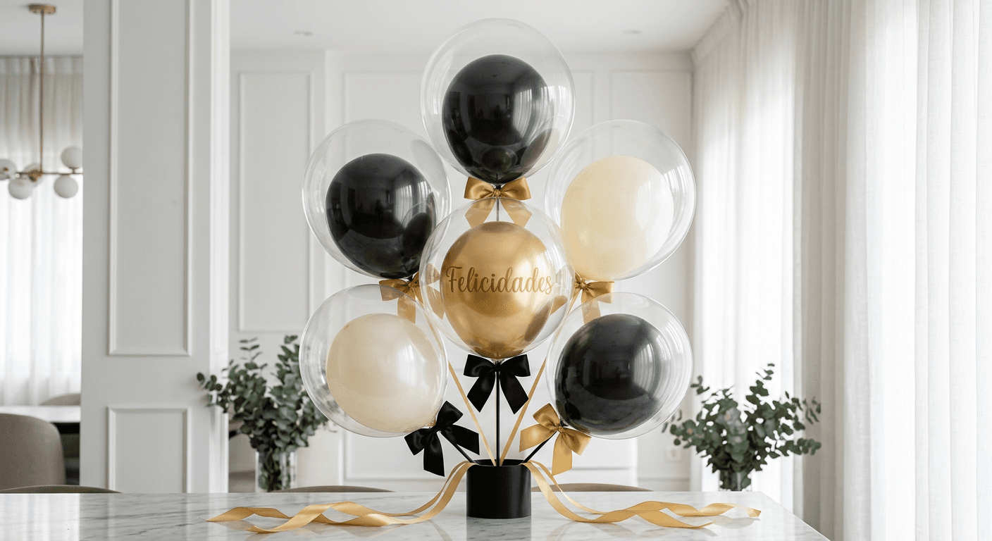 Noir palette bouquet